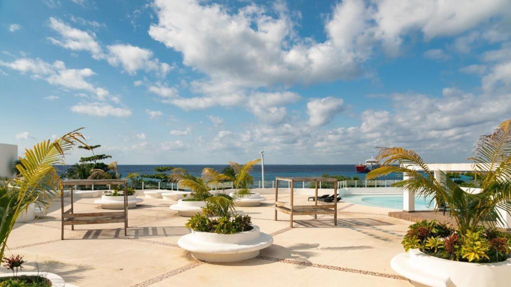 Confortable Casa En Cozumel, Condominio Con Vista Al Mar # 10 Экстерьер фото