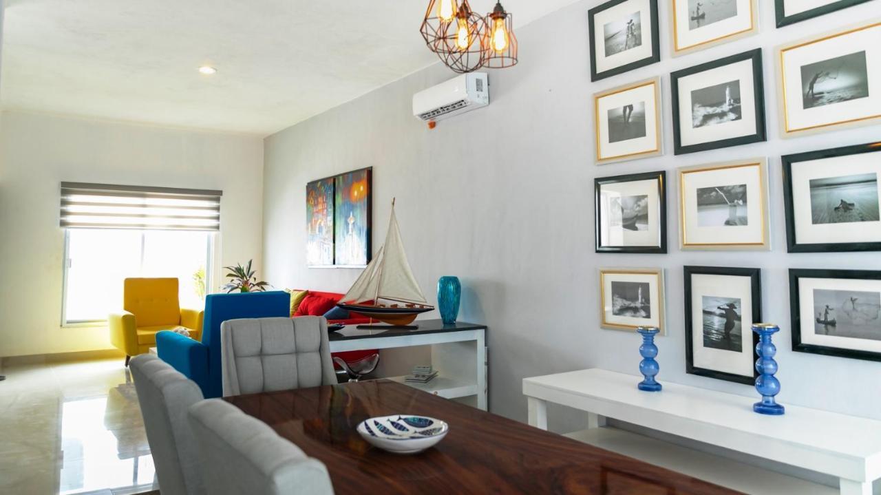 Confortable Casa En Cozumel, Condominio Con Vista Al Mar # 10 Экстерьер фото