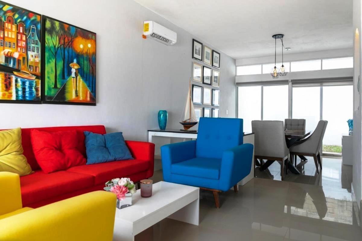 Confortable Casa En Cozumel, Condominio Con Vista Al Mar # 10 Экстерьер фото